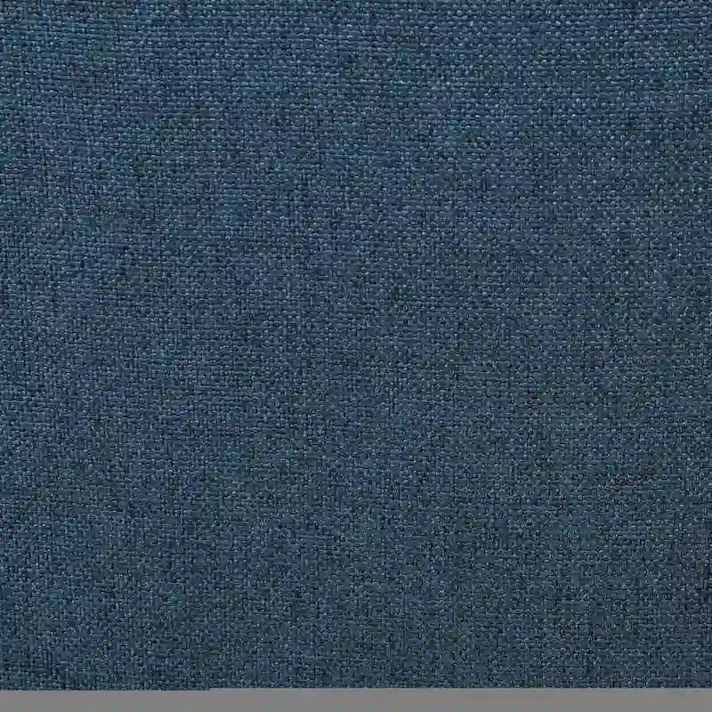 Navy Blue Fabric Club Chair with Nailhead Trim and Birch Wood Legs