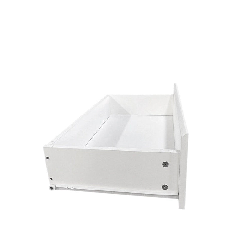 White 6-Drawer Handleless Chest of Drawers Freestanding Bedroom Storage Dresser