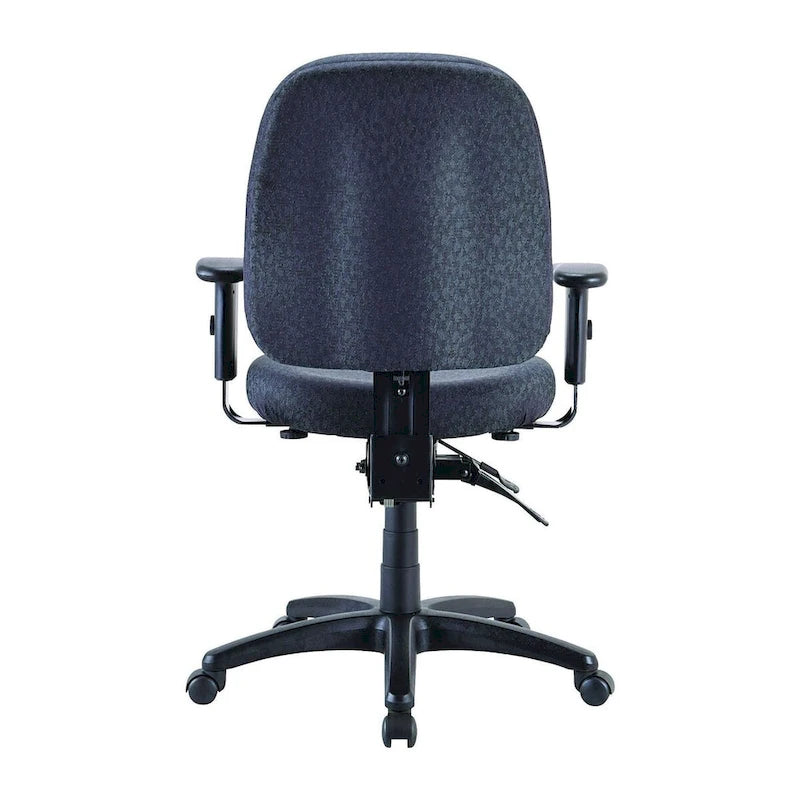 Ergonomic Multi-Function Swivel Task Chair with Adjustable Arms Charcoal